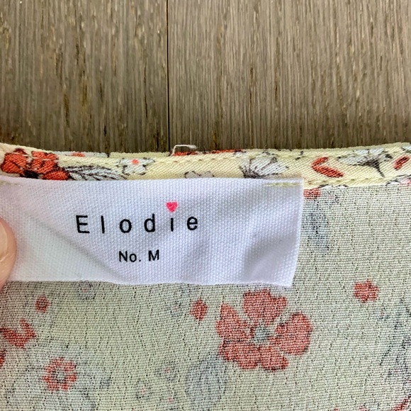 Cream floral blouse - Picture 4 of 5